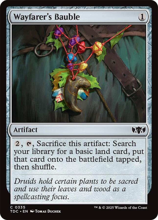 Wayfarer's Bauble 335 card from Commander: Tarkir: Dragonstorm