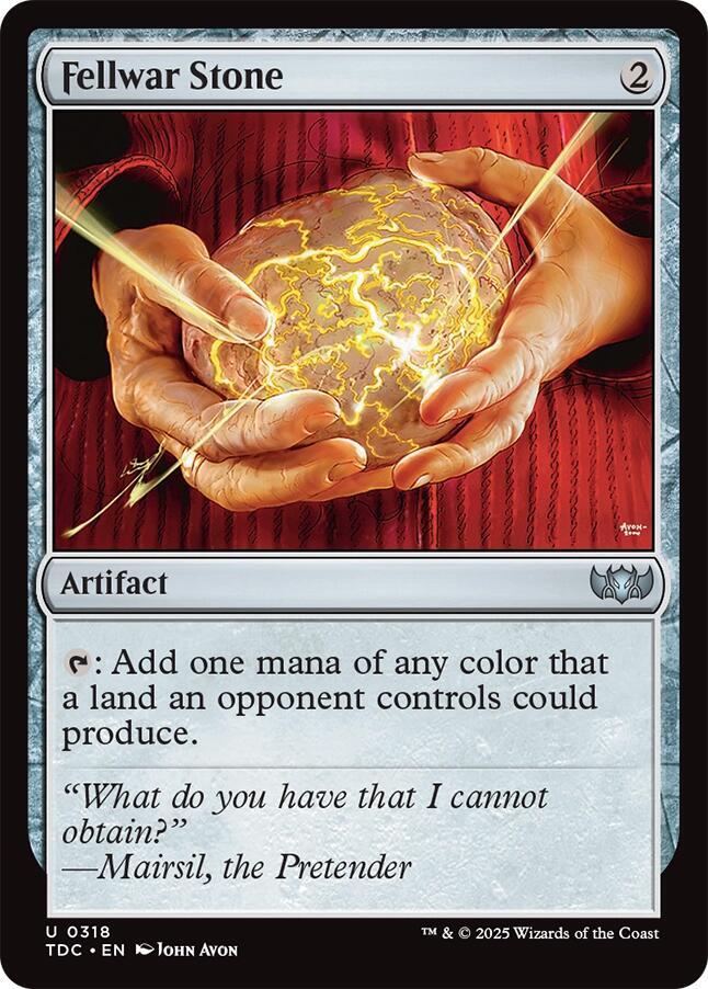 Fellwar Stone 318 card from Commander: Tarkir: Dragonstorm