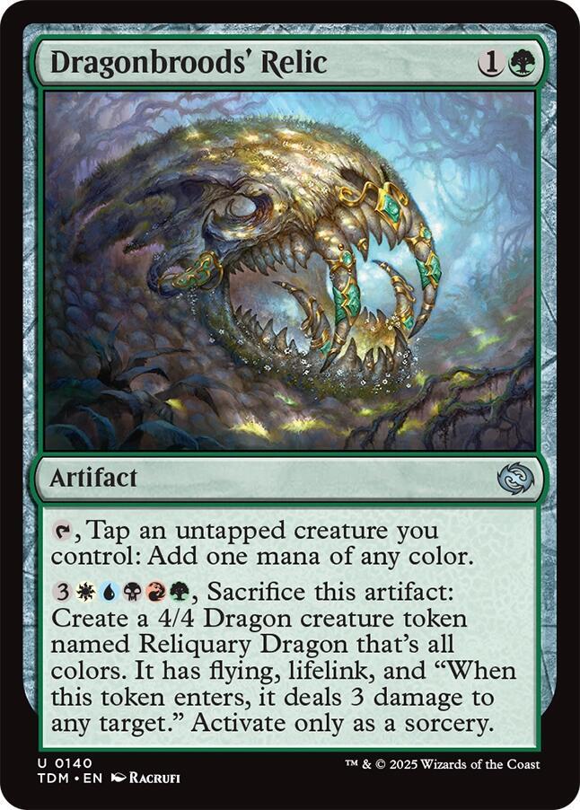Dragonbroods' Relic 140 card from Tarkir: Dragonstorm