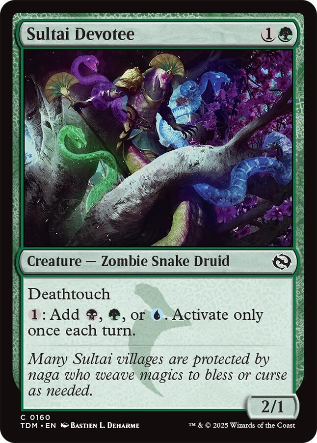 Sultai Devotee 160 card from Tarkir: Dragonstorm