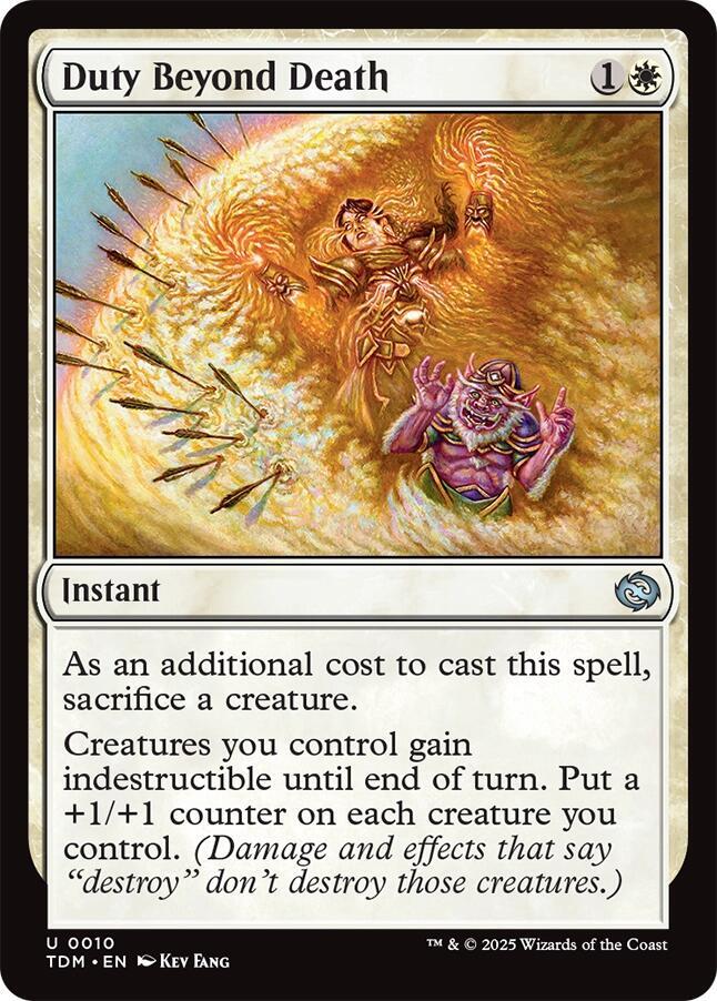 Duty Beyond Death 10 card from Tarkir: Dragonstorm
