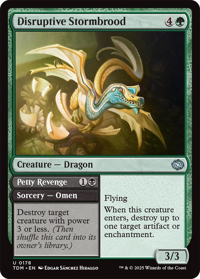 Disruptive Stormbrood 178 card from Tarkir: Dragonstorm