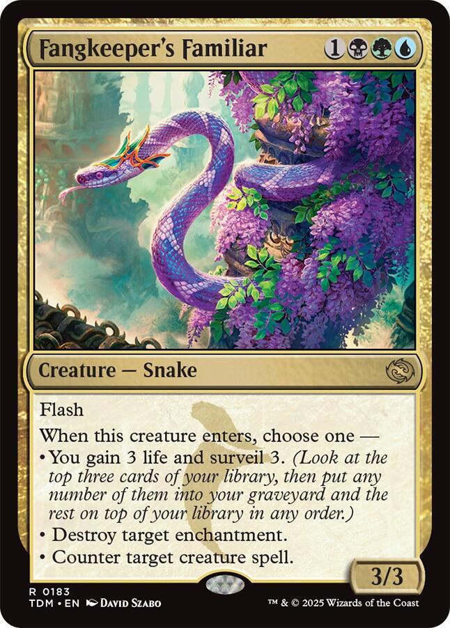 Fangkeeper's Familiar 183 card from Tarkir: Dragonstorm
