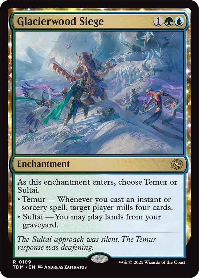 Glacierwood Siege 189 card from Tarkir: Dragonstorm