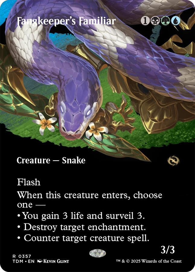 Fangkeeper's Familiar (Borderless) 357 card from Tarkir: Dragonstorm