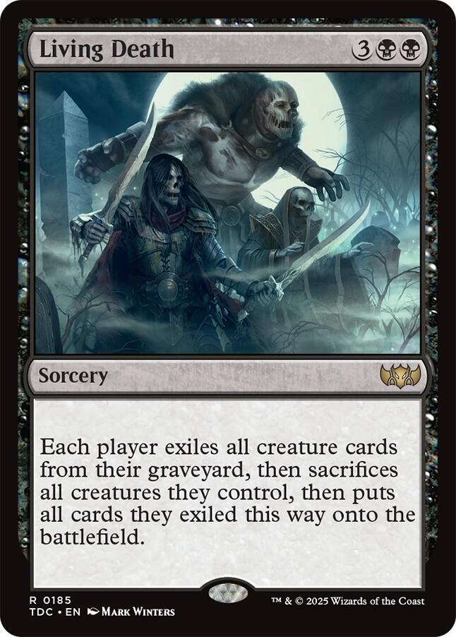Living Death 185 card from Commander: Tarkir: Dragonstorm
