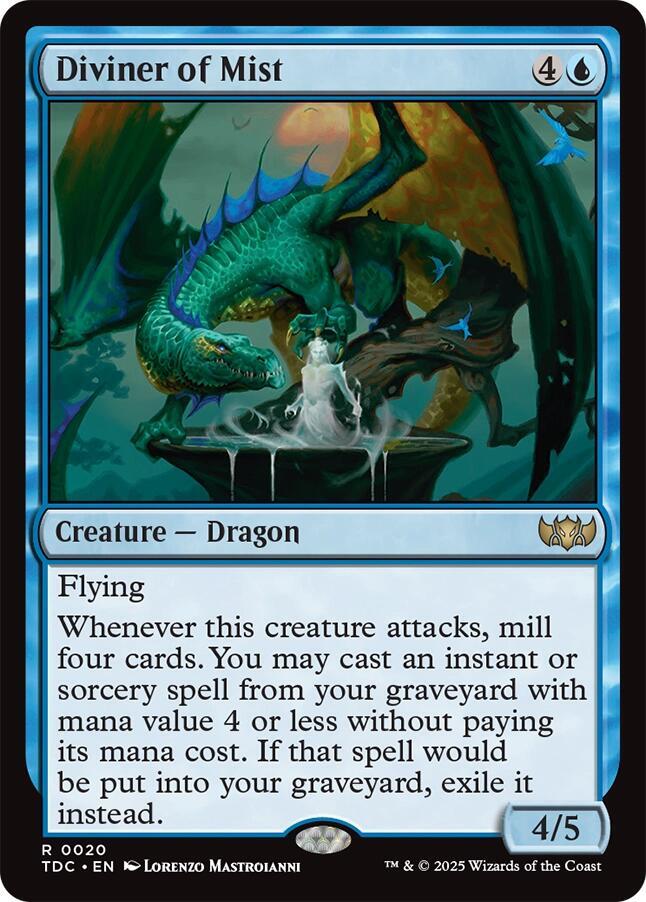 Diviner of Mist 20 card from Commander: Tarkir: Dragonstorm