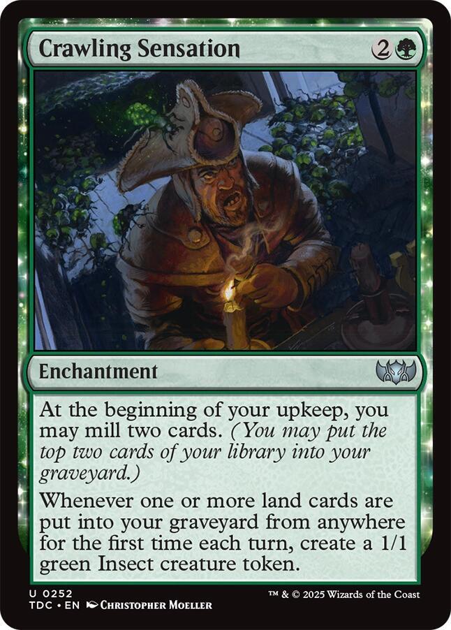 Crawling Sensation 252 card from Commander: Tarkir: Dragonstorm