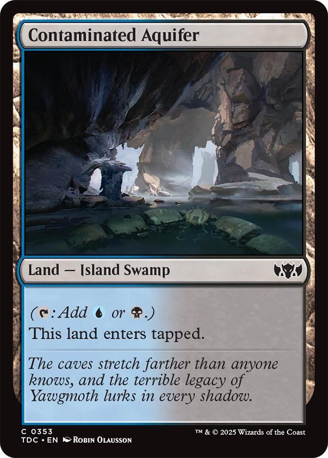 Contaminated Aquifer 353 card from Commander: Tarkir: Dragonstorm