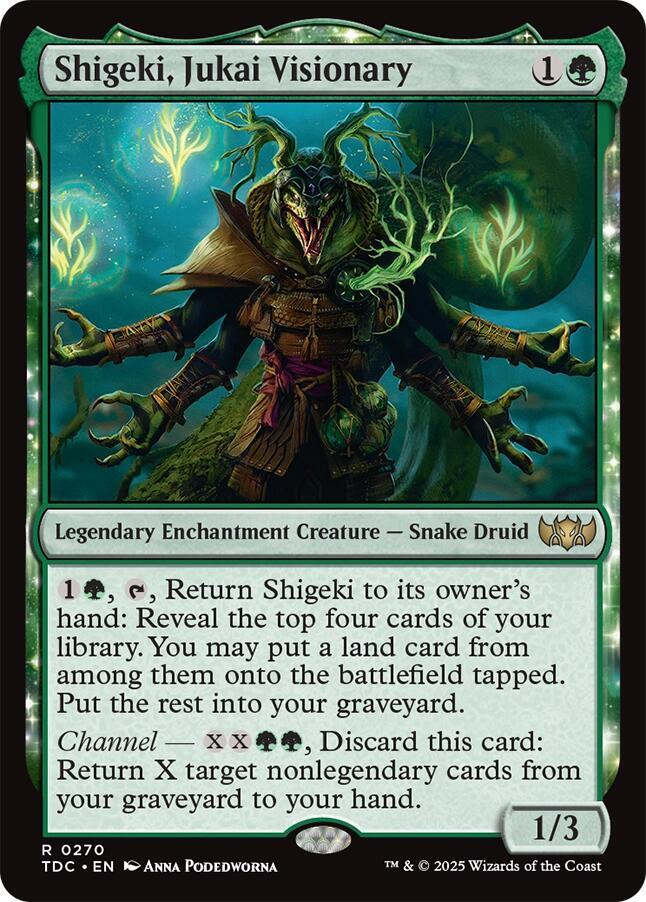 Shigeki, Jukai Visionary 270 card from Commander: Tarkir: Dragonstorm