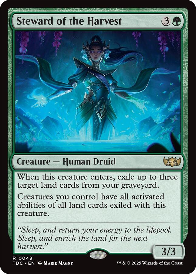 Steward of the Harvest 48 card from Commander: Tarkir: Dragonstorm
