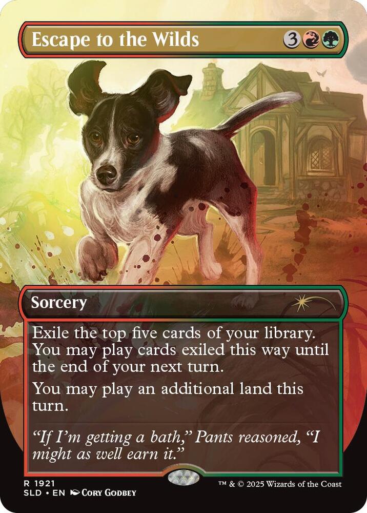 Escape to the Wilds 1921 card from Secret Lair Drop Series