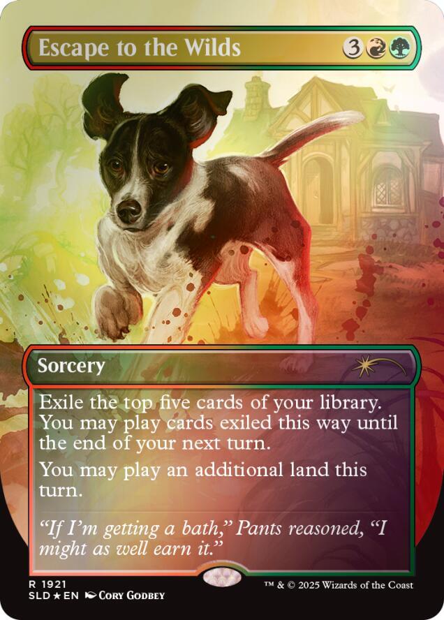 Escape to the Wilds (Rainbow Foil) 1921 card from Secret Lair Drop Series