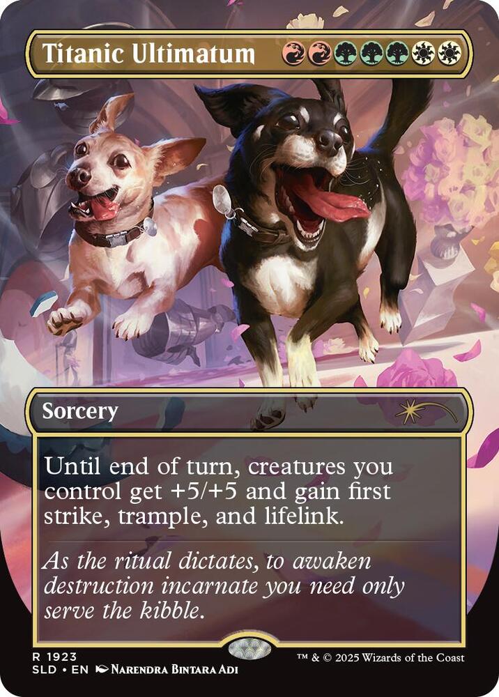 Titanic Ultimatum 1923 card from Secret Lair Drop Series