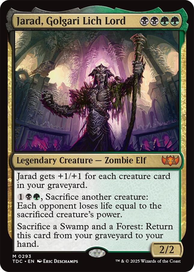 Jarad, Golgari Lich Lord 293 card from Commander: Tarkir: Dragonstorm