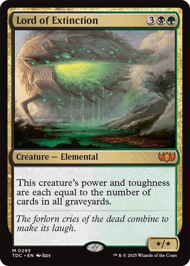 Lord of Extinction 295 card from Commander: Tarkir: Dragonstorm