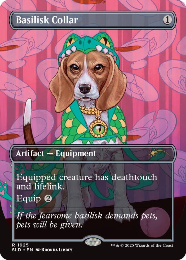 Basilisk Collar 1925 card from Secret Lair Drop Series