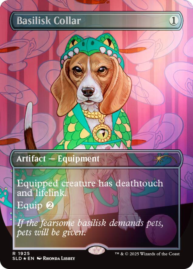 Basilisk Collar (Rainbow Foil) 1925 card from Secret Lair Drop Series