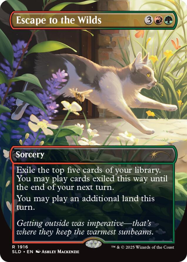 Escape to the Wilds 1916 card from Secret Lair Drop Series