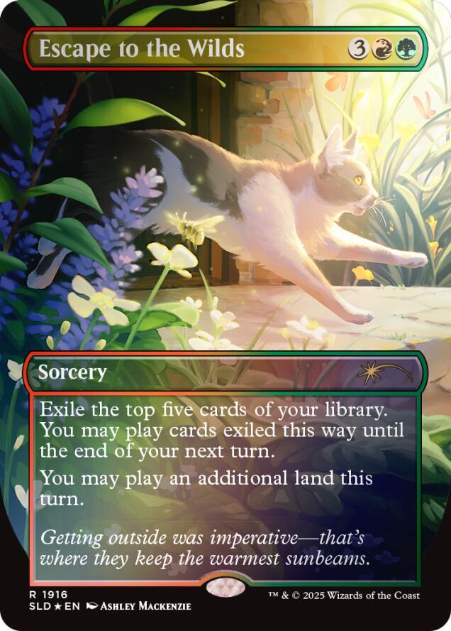 Escape to the Wilds (Rainbow Foil) 1916 card from Secret Lair Drop Series