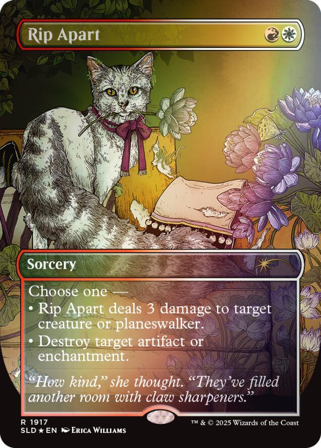 Rip Apart (Rainbow Foil) 1917 card from Secret Lair Drop Series