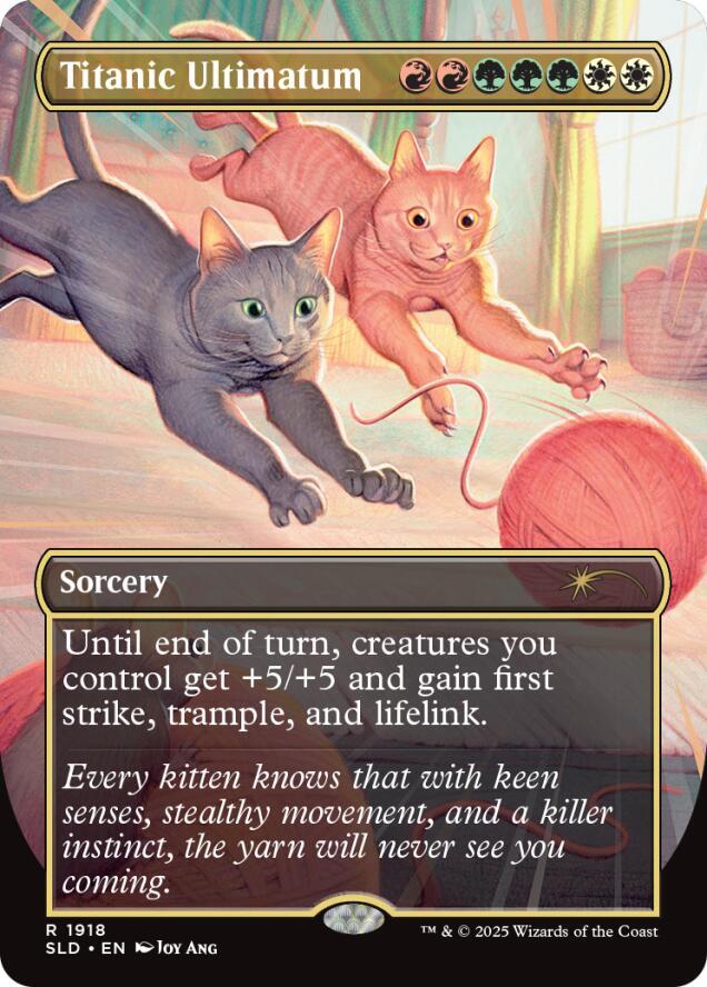 Titanic Ultimatum 1918 card from Secret Lair Drop Series
