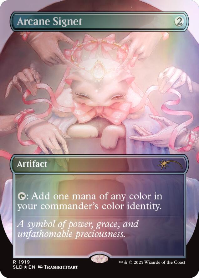 Arcane Signet (Rainbow Foil) 1919 card from Secret Lair Drop Series