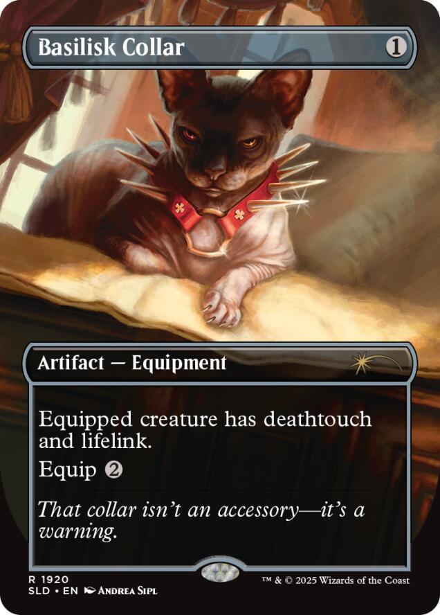 Basilisk Collar 1920 card from Secret Lair Drop Series