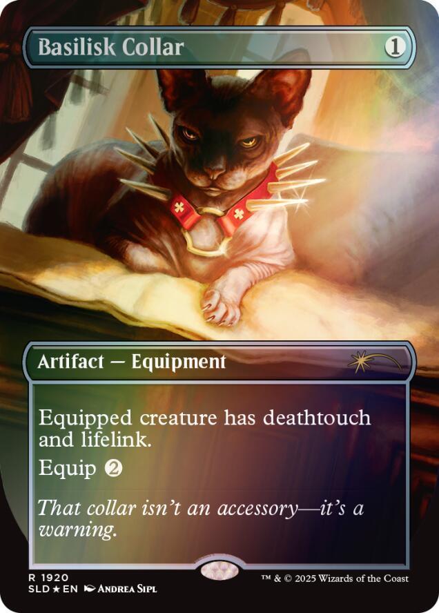 Basilisk Collar (Rainbow Foil) 1920 card from Secret Lair Drop Series
