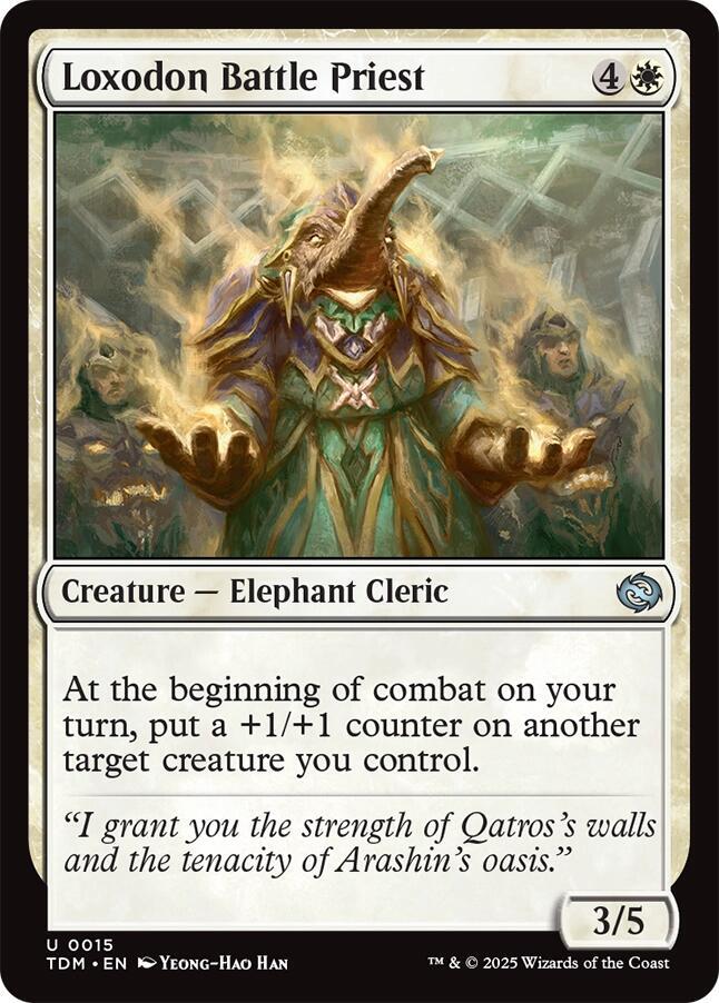 Loxodon Battle Priest 15 card from Tarkir: Dragonstorm