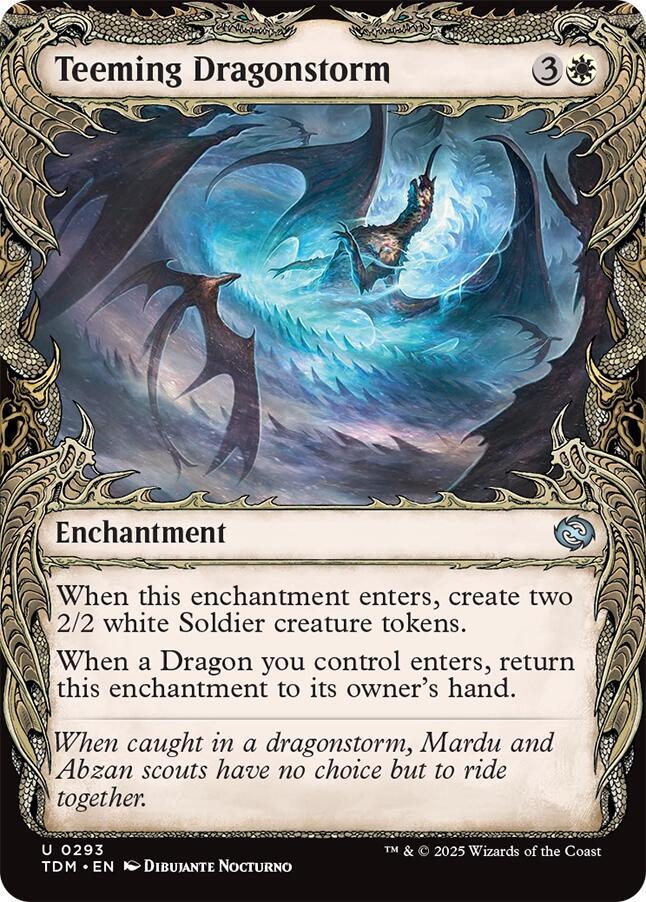 Teeming Dragonstorm (Showcase) 293 card from Tarkir: Dragonstorm