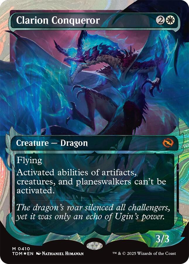 Clarion Conqueror (Showcase) (Halo Foil) 410 card from Tarkir: Dragonstorm