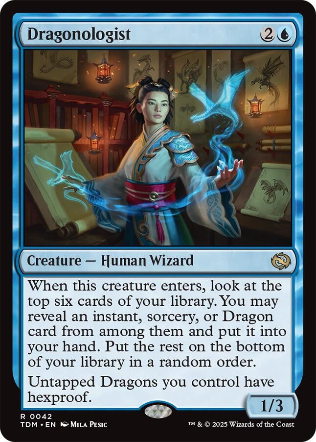 Dragonologist 42 card from Tarkir: Dragonstorm