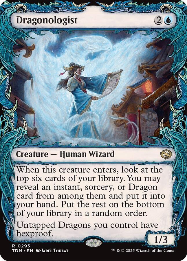 Dragonologist (Showcase) 295 card from Tarkir: Dragonstorm