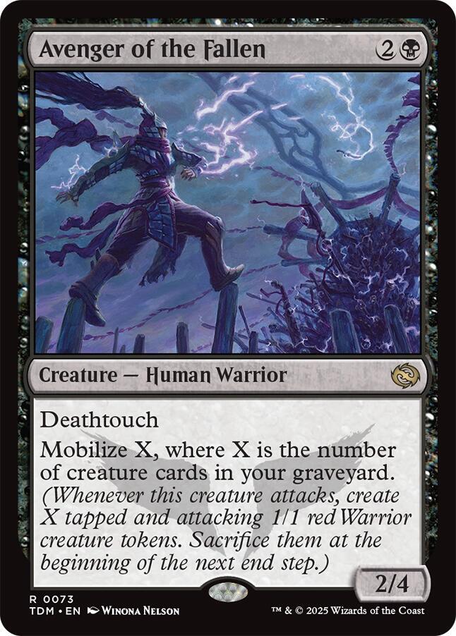 Avenger of the Fallen 73 card from Tarkir: Dragonstorm