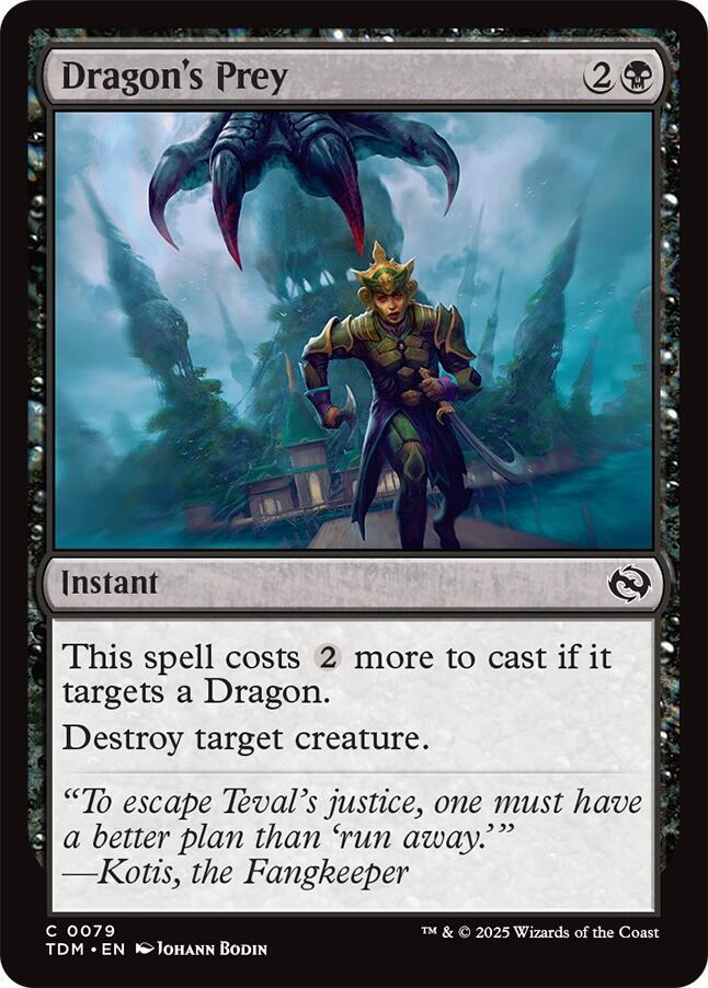 Dragon's Prey 79 card from Tarkir: Dragonstorm