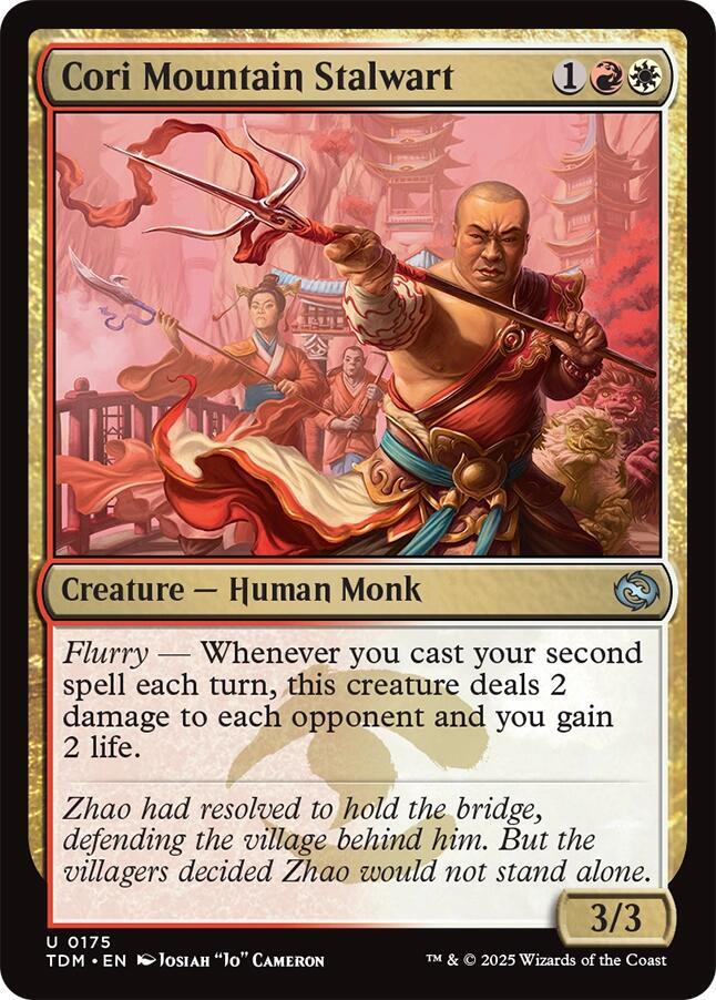 Cori Mountain Stalwart 175 card from Tarkir: Dragonstorm