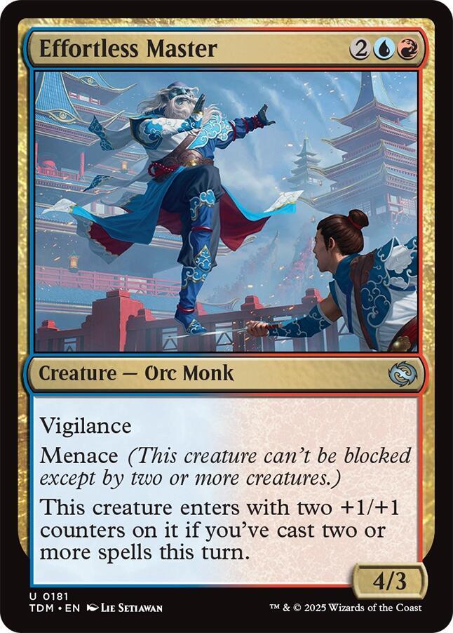 Effortless Master 181 card from Tarkir: Dragonstorm