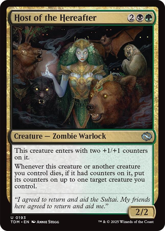 Host of the Hereafter 193 card from Tarkir: Dragonstorm