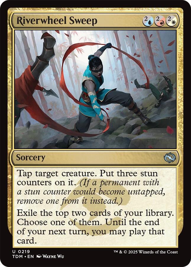 Riverwheel Sweep 219 card from Tarkir: Dragonstorm