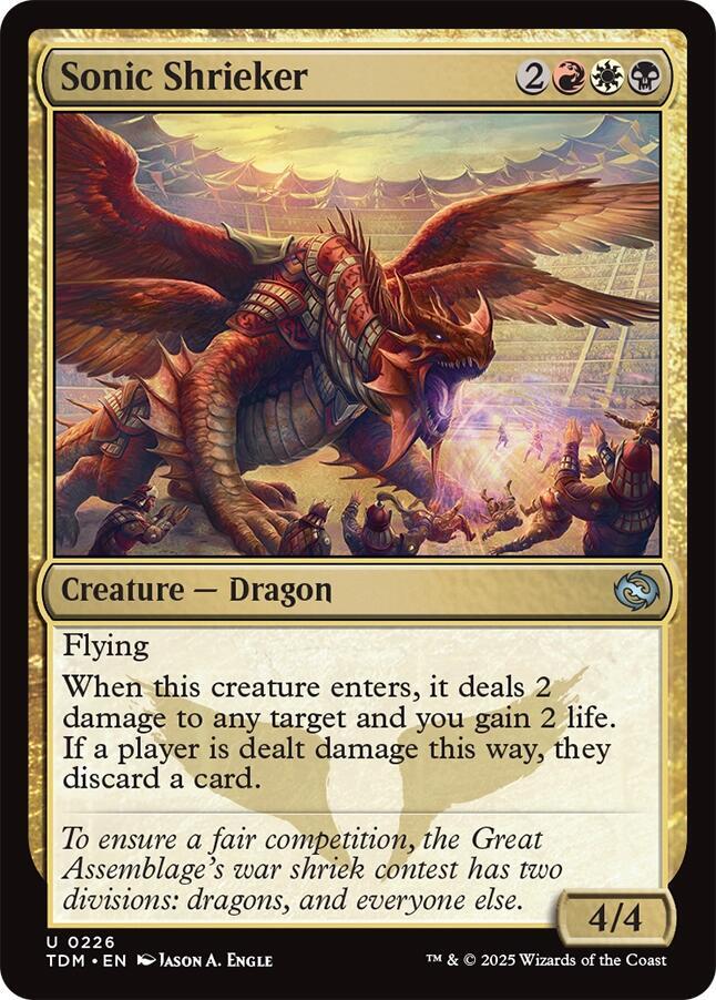 Sonic Shrieker 226 card from Tarkir: Dragonstorm