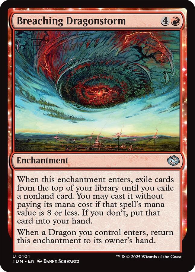 Breaching Dragonstorm 101 card from Tarkir: Dragonstorm
