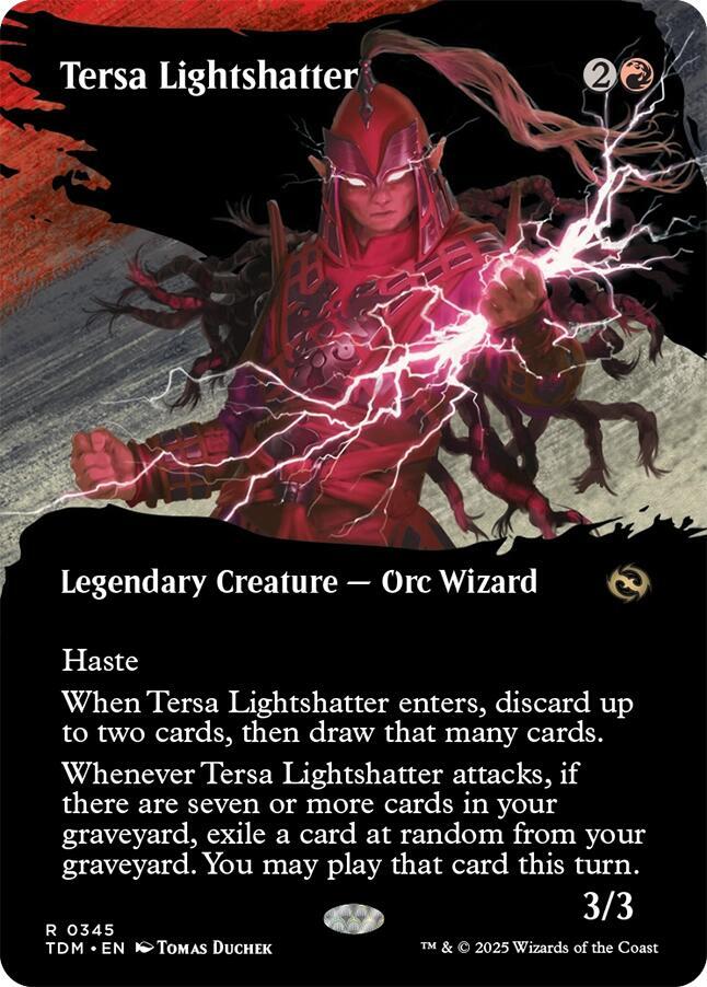 Tersa Lightshatter (Borderless) 345 card from Tarkir: Dragonstorm
