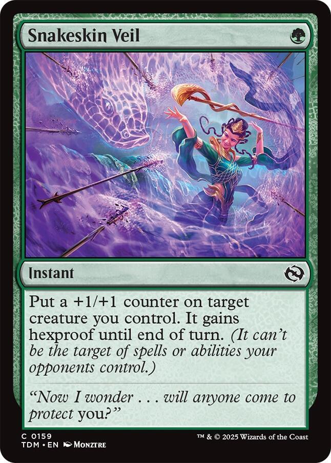 Snakeskin Veil 159 card from Tarkir: Dragonstorm