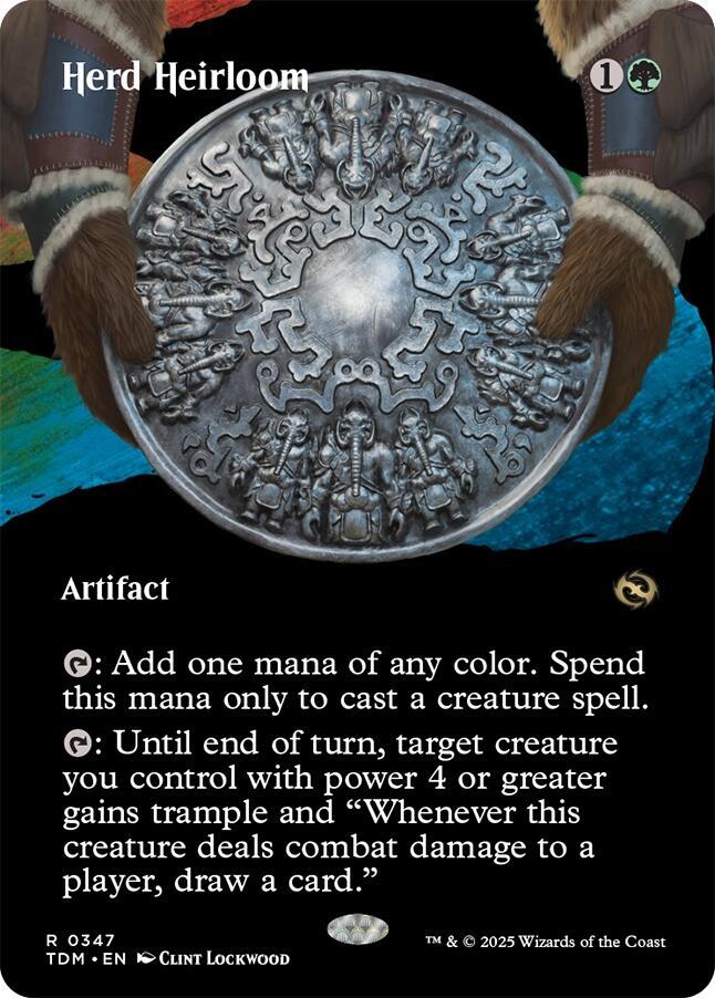 Herd Heirloom (Borderless) 347 card from Tarkir: Dragonstorm