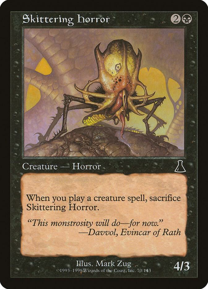 Skittering Horror 70 card from Urza's Destiny