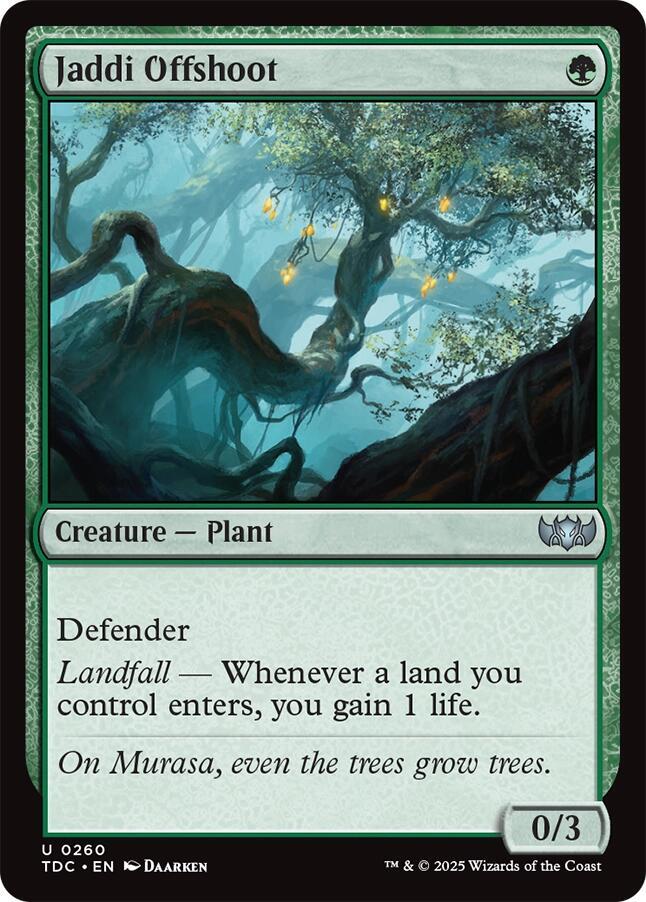 Jaddi Offshoot 260 card from Commander: Tarkir: Dragonstorm