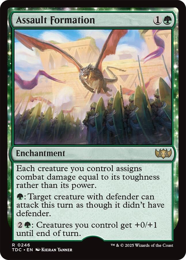 Assault Formation 246 card from Commander: Tarkir: Dragonstorm
