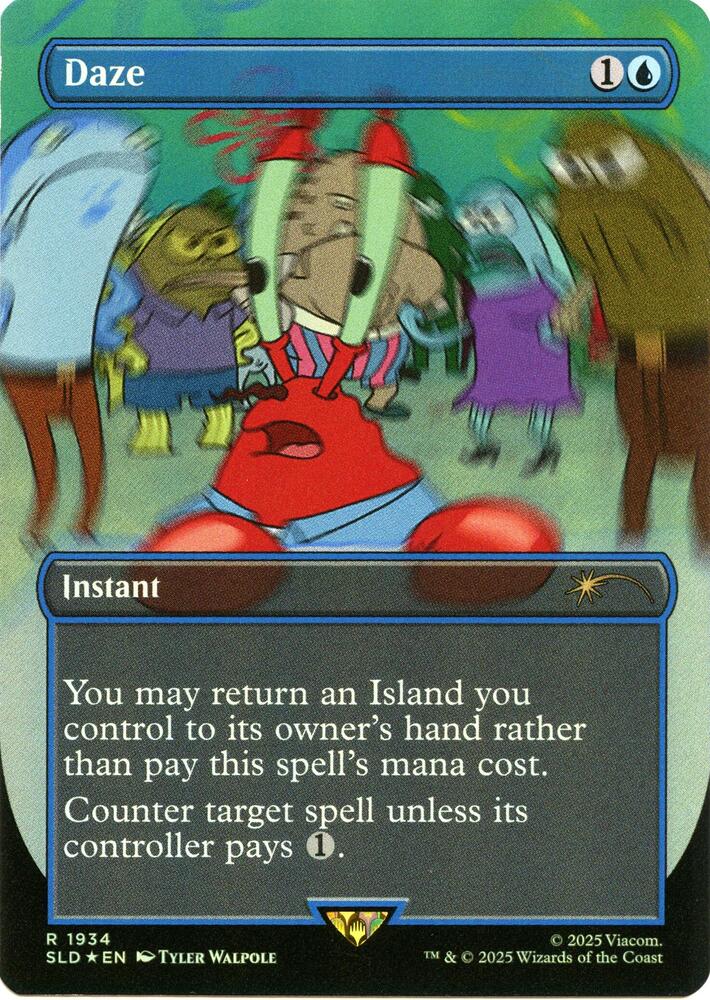Daze (Rainbow Foil) 1934 card from Secret Lair Drop Series