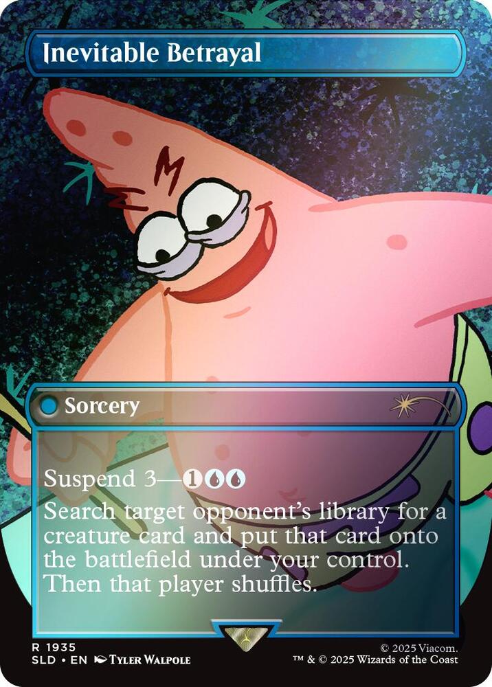 Inevitable Betrayal (Rainbow Foil) 1935 card from Secret Lair Drop Series